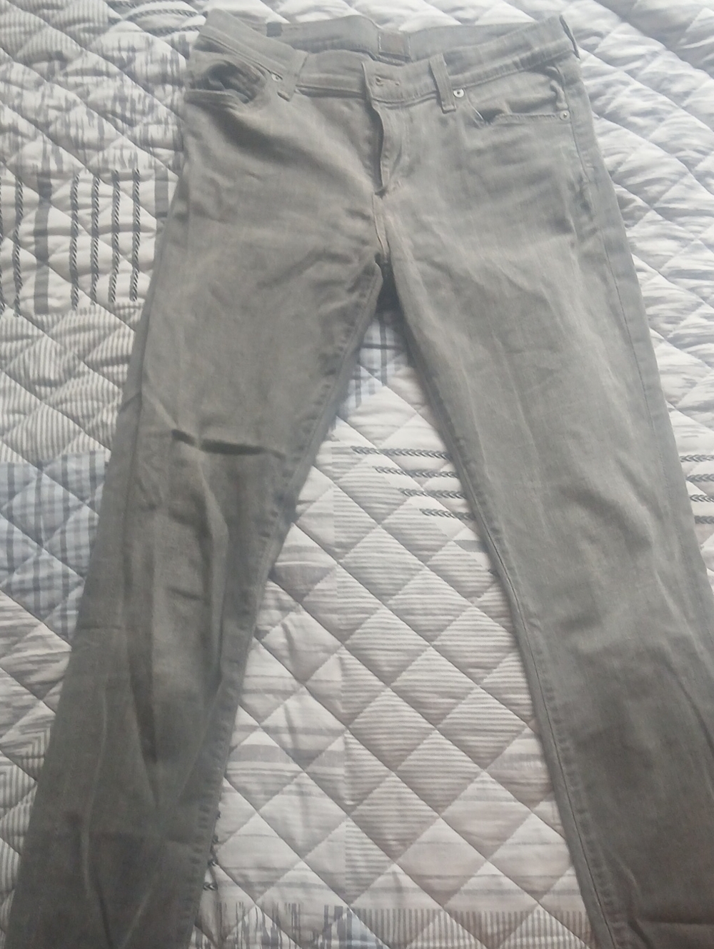 Citizens Of Humanity Faded Gray Denim Jeans Size 30 Low Rise